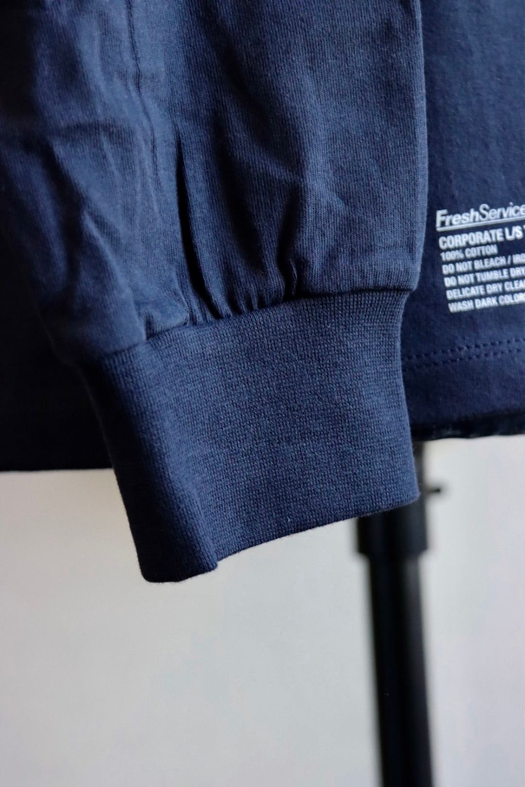 フレッシュサービス 2-PACK CORPORATE L/S TEE(NAVY)