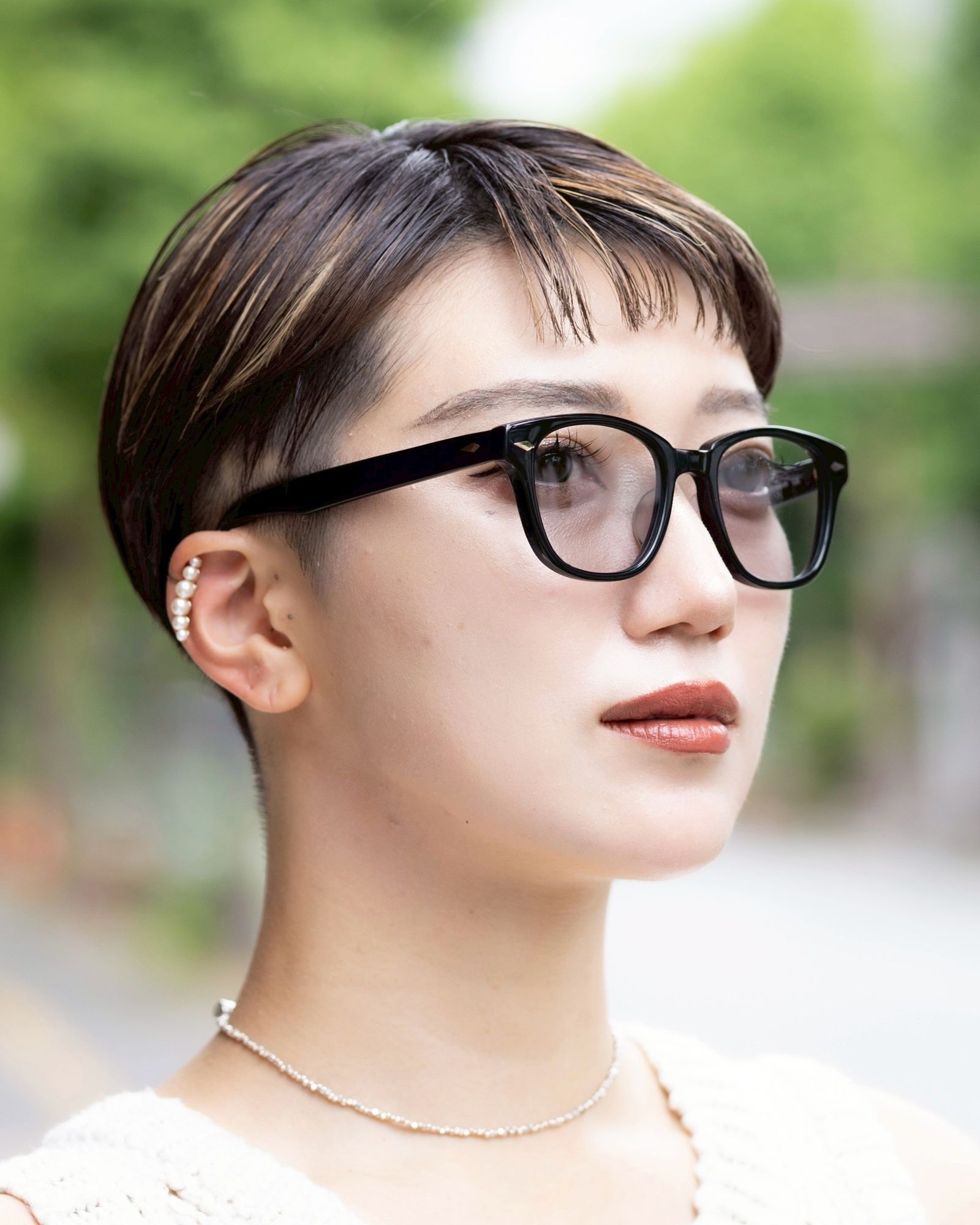 ノチノオプティカル "SANSUI" #1.GLOSS BLACK × CLEAR to GREY (調光モデル)