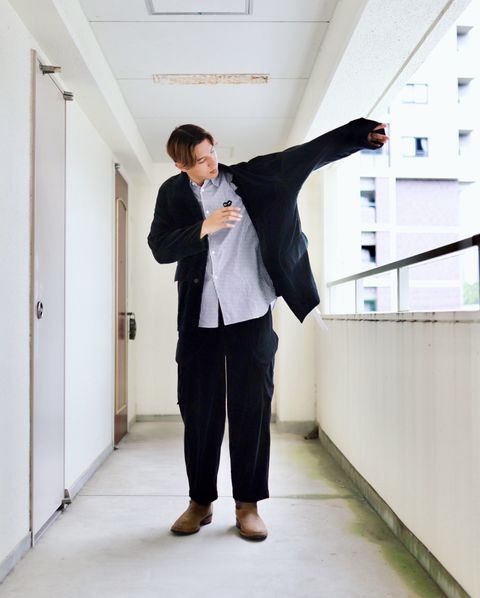 blurhms ブラームス 23FW Velvetセットアップスタイル