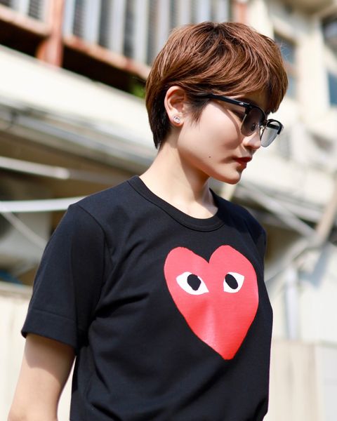 プレイコムデギャルソン RED HEART Tシャツstyle.2023.6.23
