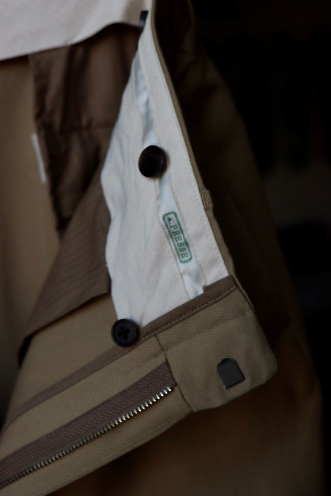 アプレッセ23AW パンツ Vintage Wool Trousers (23AAP-04-23H)BEIGE