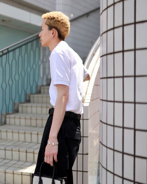 PLAY COMME des GARCONS プレイコムデギャルソン23SS REDハート ポロシャツスタイル