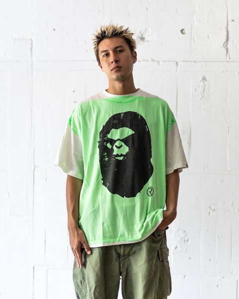 SAINT Mxxxxxx HANDPRINT BAPE_SS TEE 8月23日(土)新作発売！