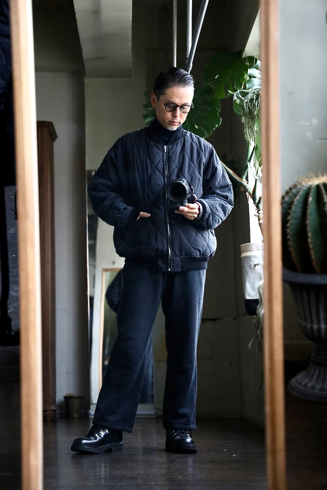 A.PRESSE Vintage US NAVY Souvenir Velour Jacket スタイル(size:4)