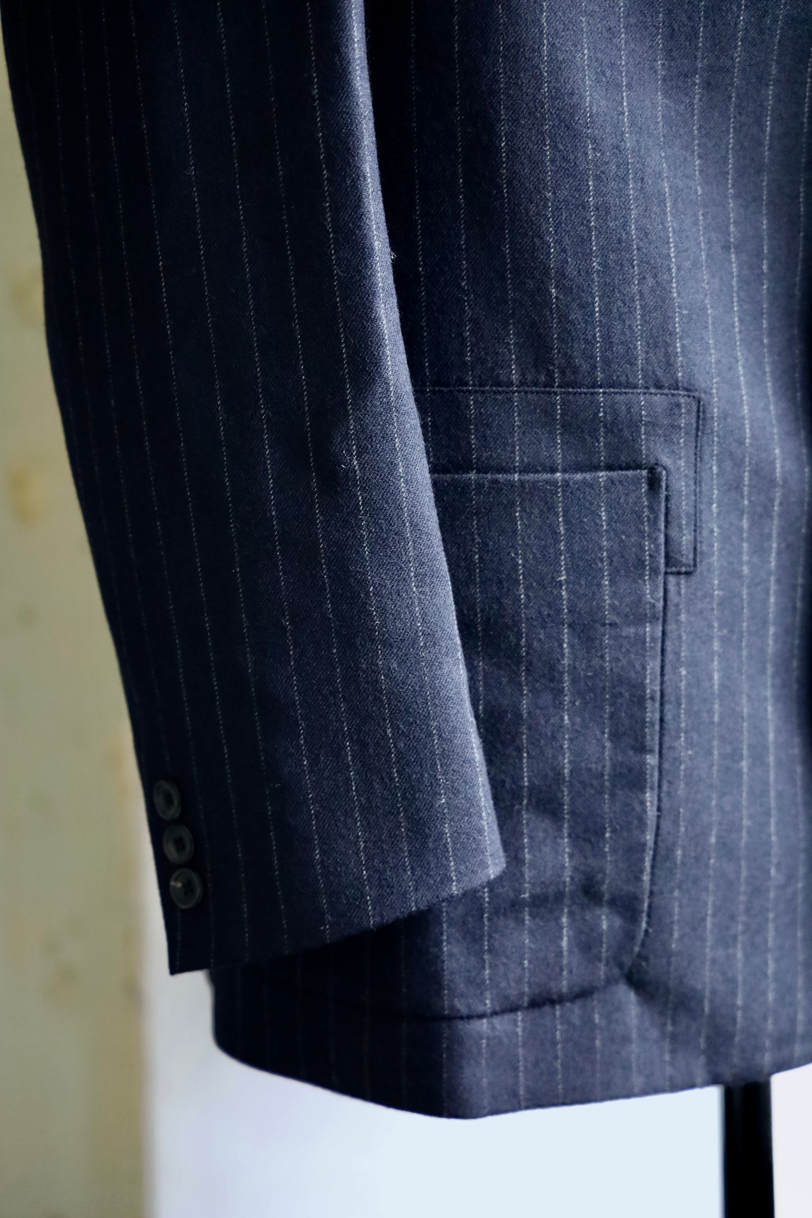 ワイズフォーメンY's for men 25AW STRIPED SERGE PAINTER  JACKET (ML-J05-107)NAVY☆新作発売！