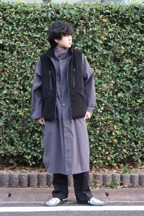 YOKE DESERT STORM OVERCOAT(YK21AW0239C) style. 2021.11.23.