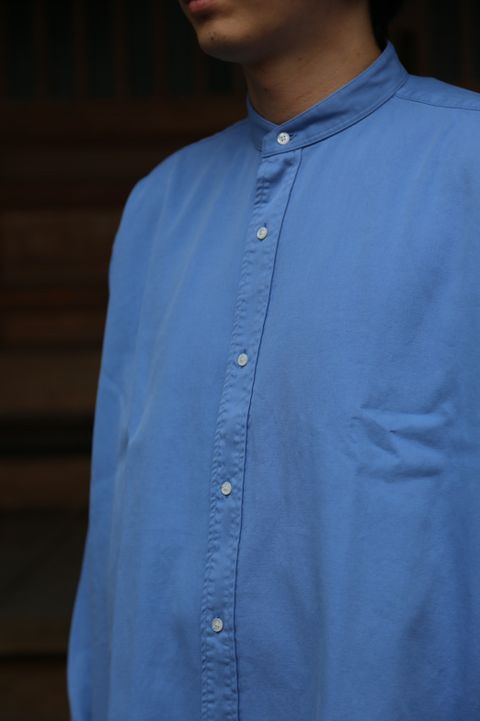 A.PRESSE Band Collar Shirt style.2021.7.19.