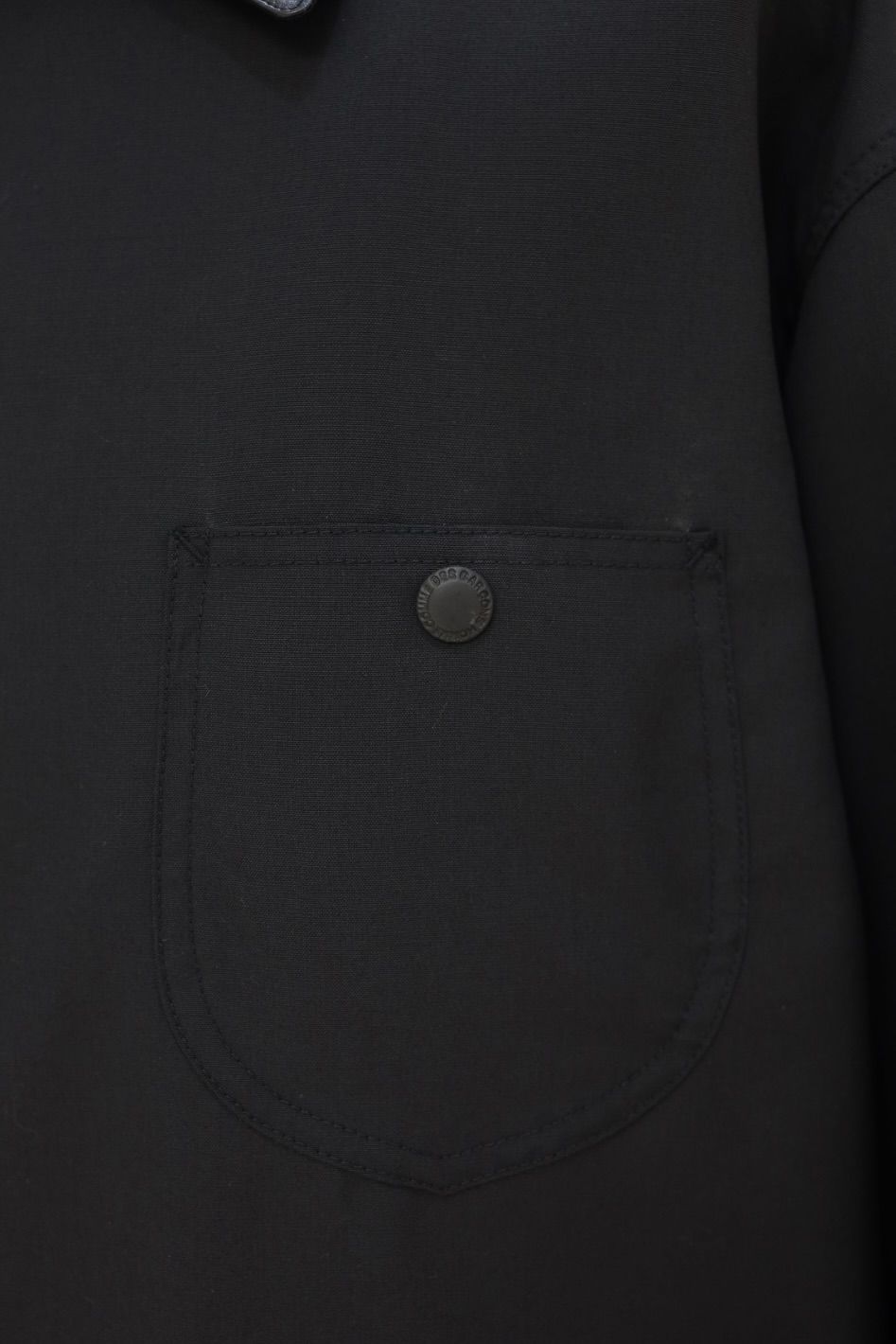 コムデギャルソンオム26SS ウールポプリン×牛革ジャケット(HQ-J004-051)BLACK☆2月6日(金)発売！