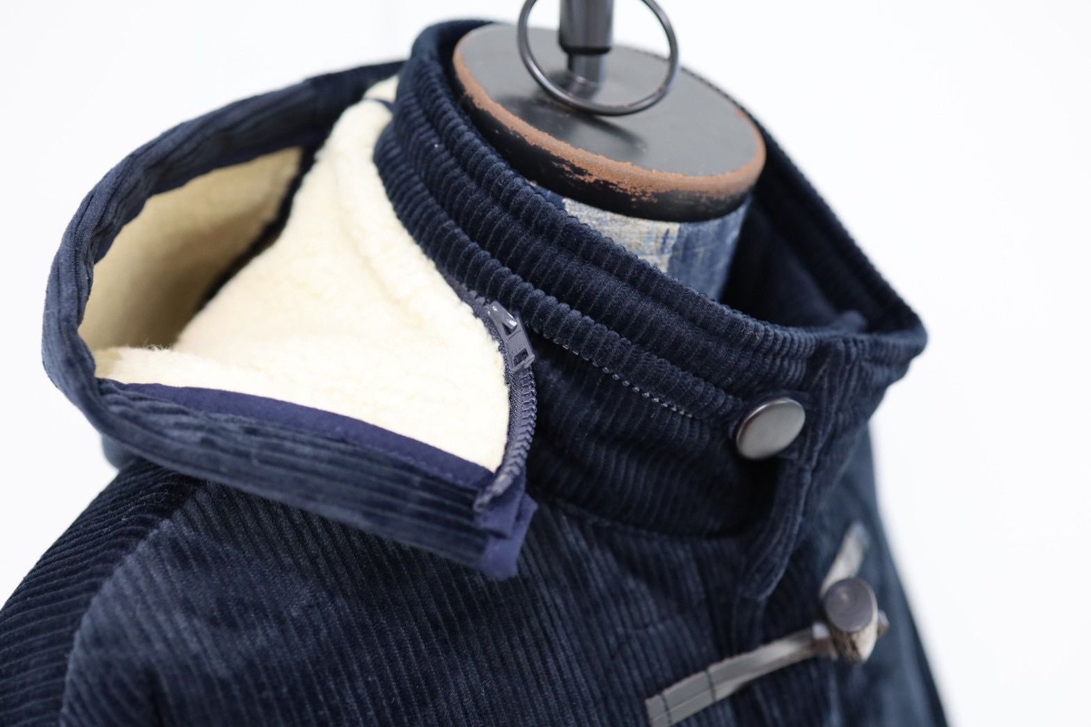 フレッシュサービス SHERPA CORDUROY DUFFLE COAT(FSC254-10064)NAVY☆11月22日(土)発売！