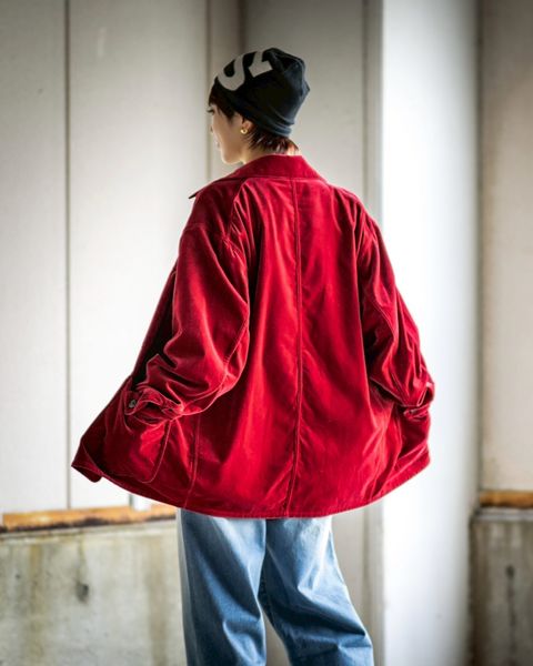 blurhms  Velvet Work Jacket STYLE.2025.09.17