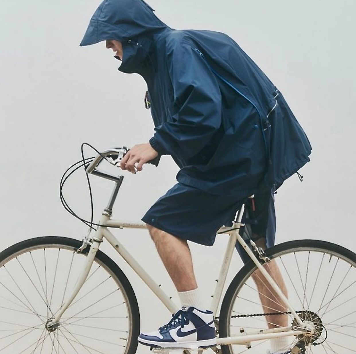 is-ness イズネス24SS 3-LAYER TRANSFORMABLE JACKET(1006SSJK01)NAVY