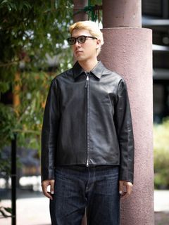 YOKE 新作Calf Nappa Leather Minimal Blouson style.2026.8.21