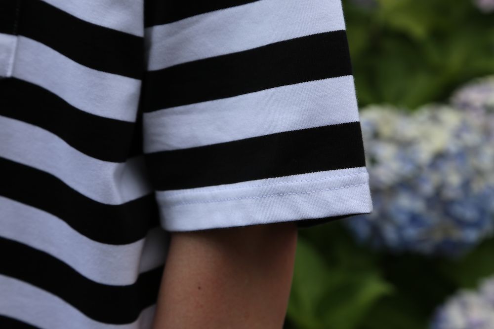 Graphpaper Border S/S Pocket Tee style.2021.6.27.