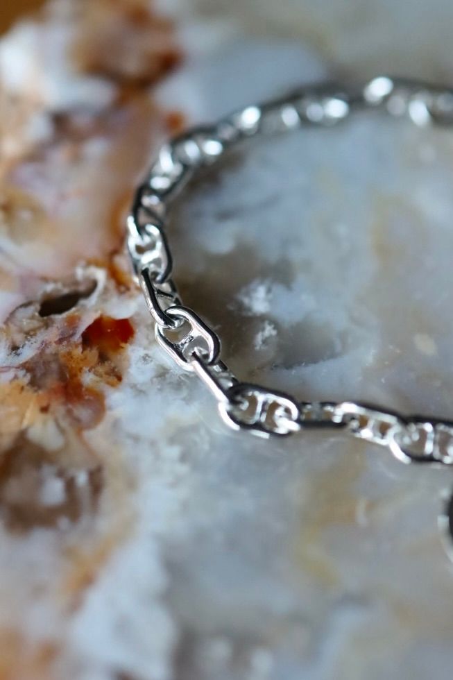 XOLO JEWELRY ショロジュエリー / Solid Anchor Link Bracelet -5mm-(XOB107)☆11月15日(土)再入荷！