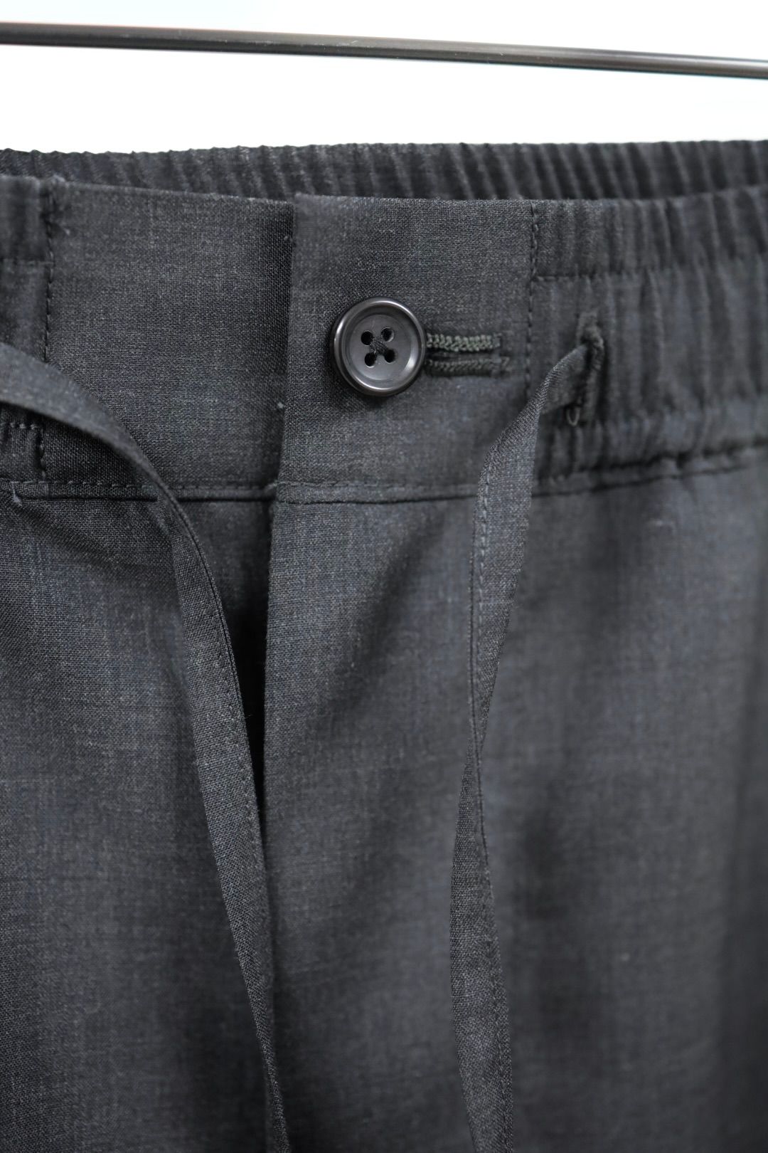 Graphpaper 26SS Fine Wool Heather Drawstring Track Pants(GM261-40322)CHARCOAL☆2月21日(土)発売！