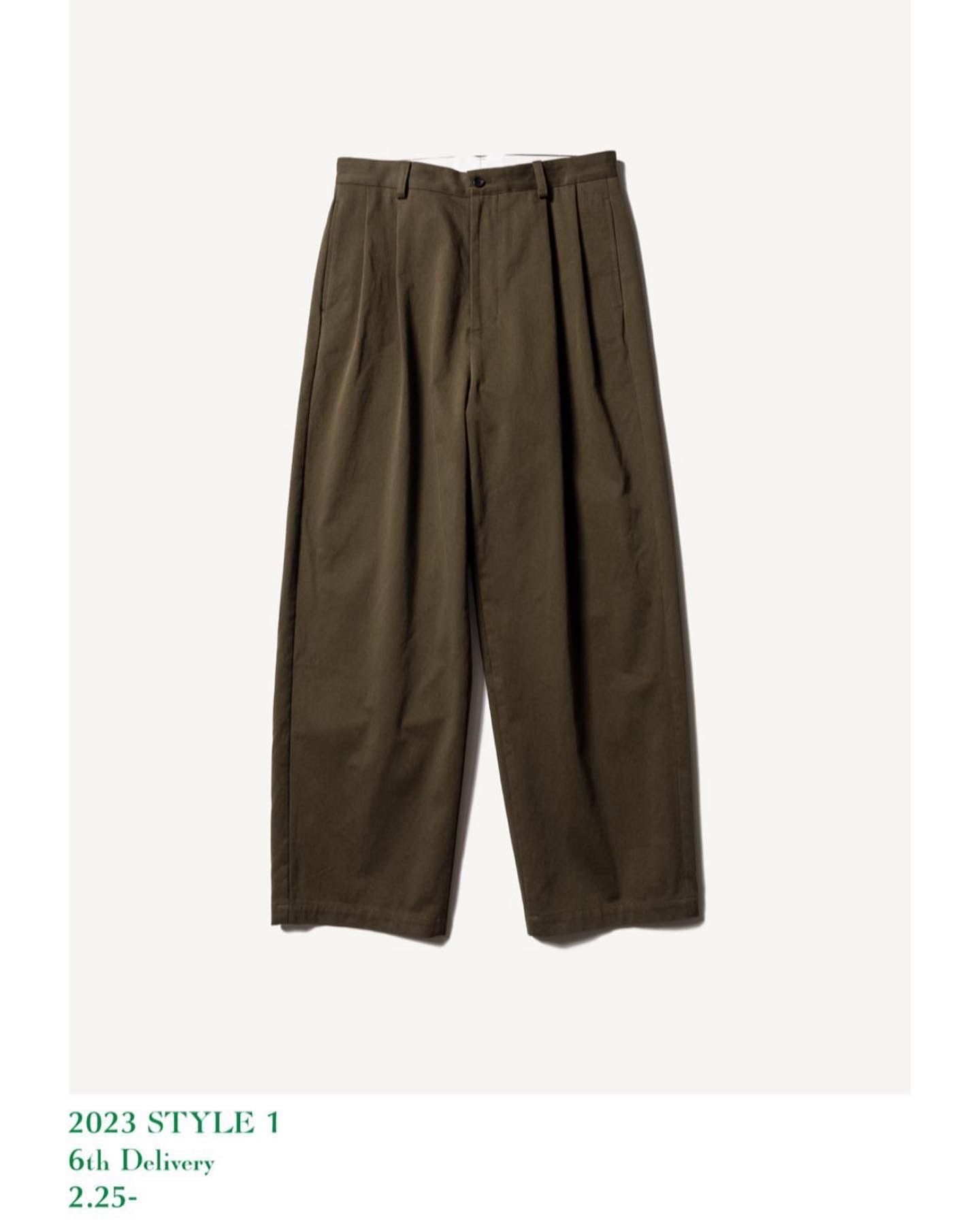 A.PRESSE - アプレッセ23SSチノ Chino Trousers (23SAP-04-15H)OLIVE