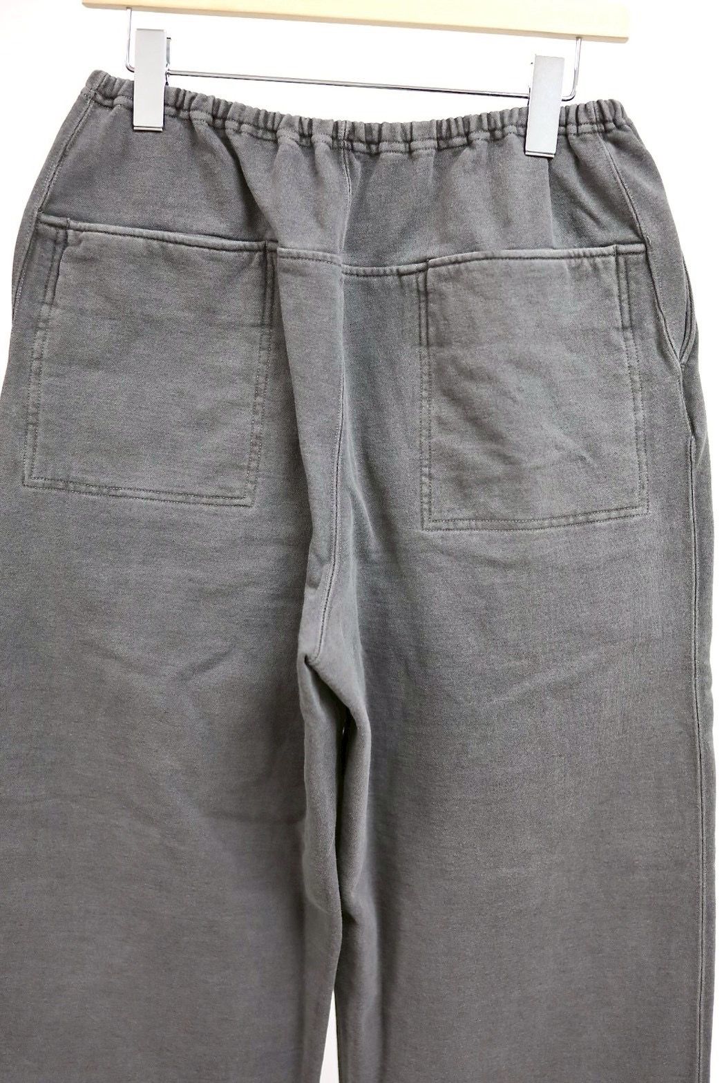 blurhms ブラームス 26SS Light Sweat Double-knee pants(BHS26S033)Black pigment over dye☆1月23日(金)新作発売！