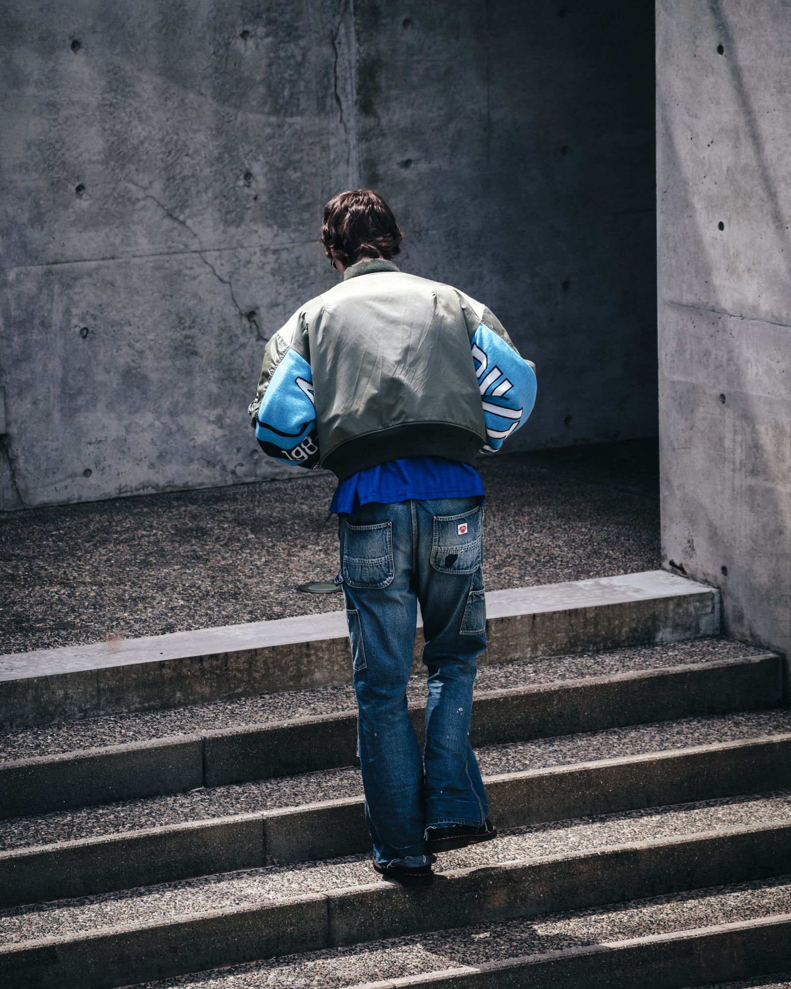 セントマイケル24AW DAMEGE MA-1 (SM-YS1-0000-064)KHAKI