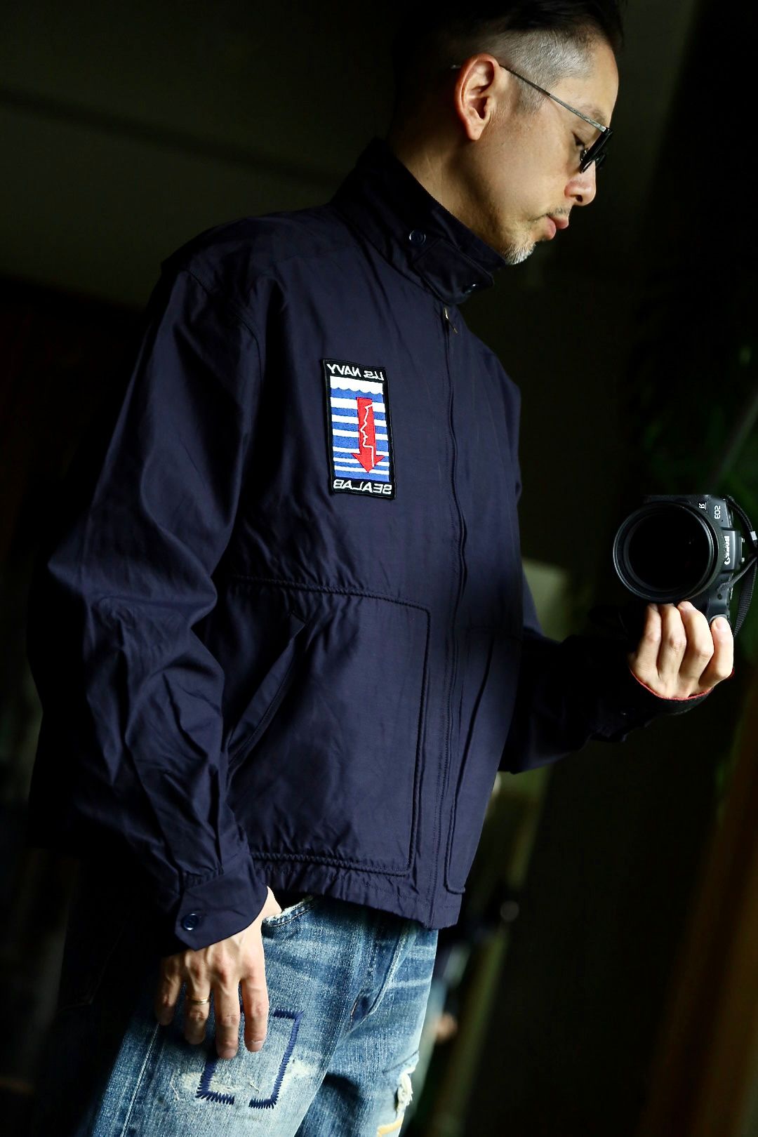 BOW WOW バウワウ US NAVY SEALAB DRIZZLER JK(BW242-USDJ)NAVY