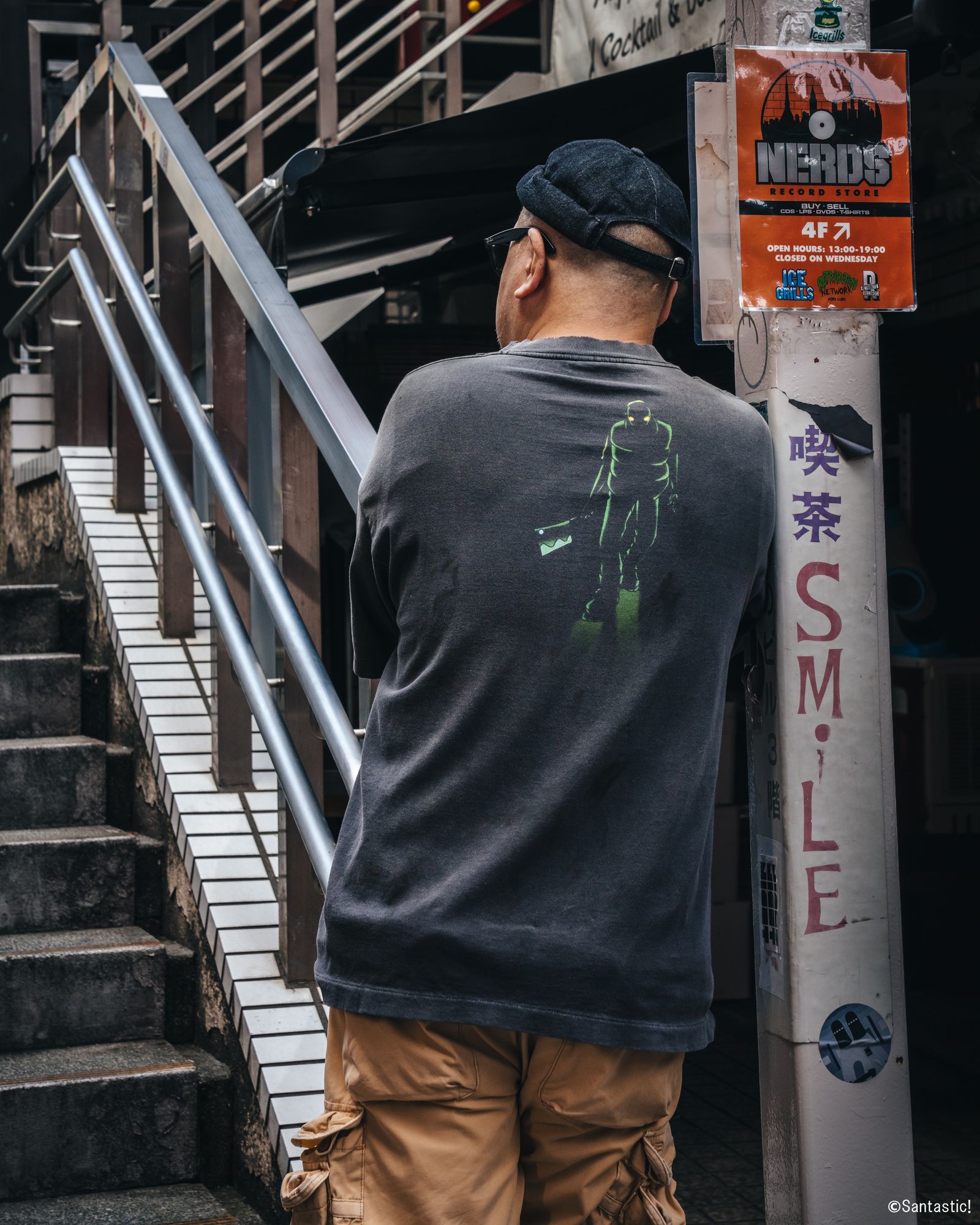 セントマイケル Tシャツ 隣人13号 GS_SS TEE(SM-HR1-0000-C24)BLACK★8月9日(土)発売！