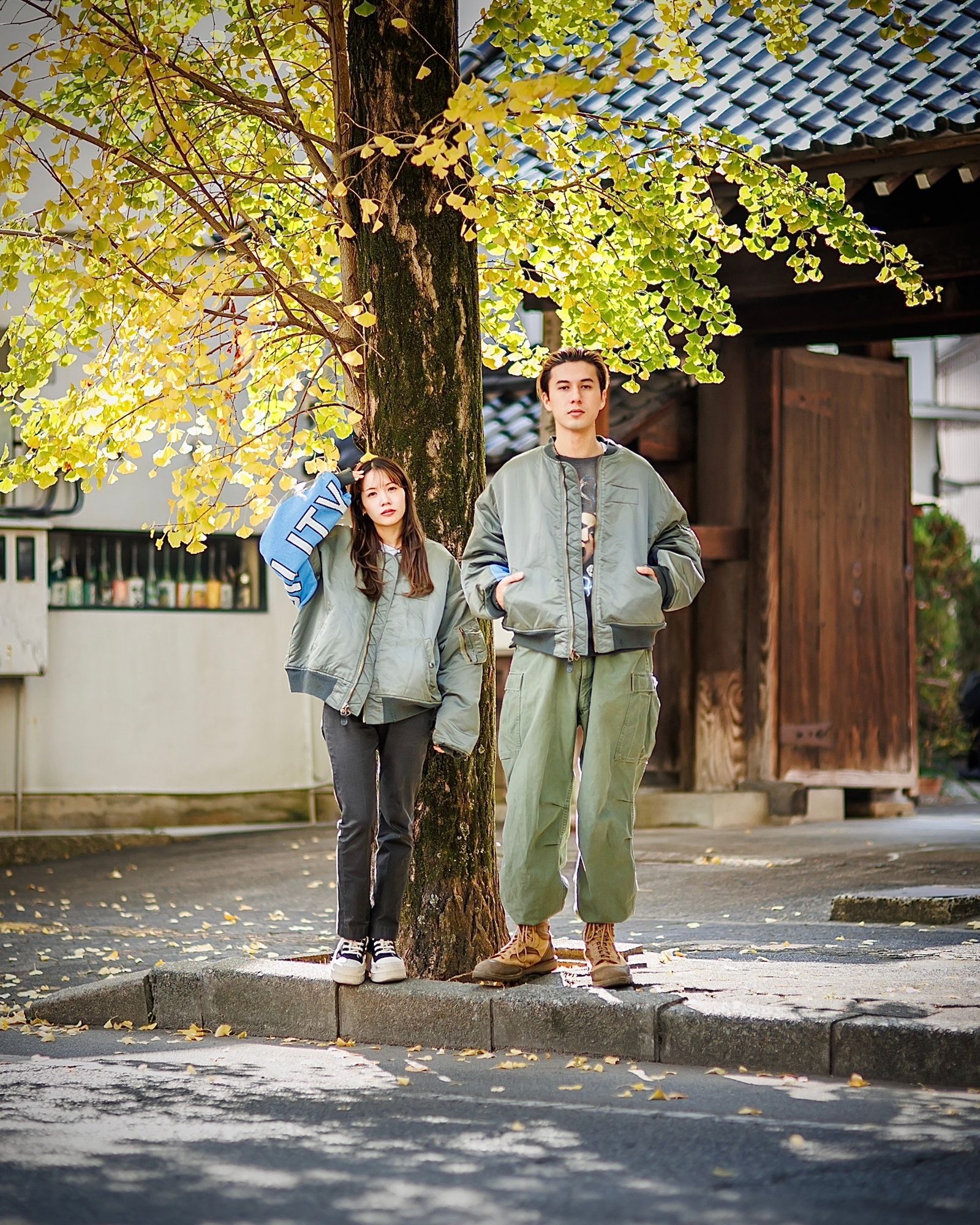 セントマイケル24AW DAMEGE MA-1 (SM-YS1-0000-064)KHAKI