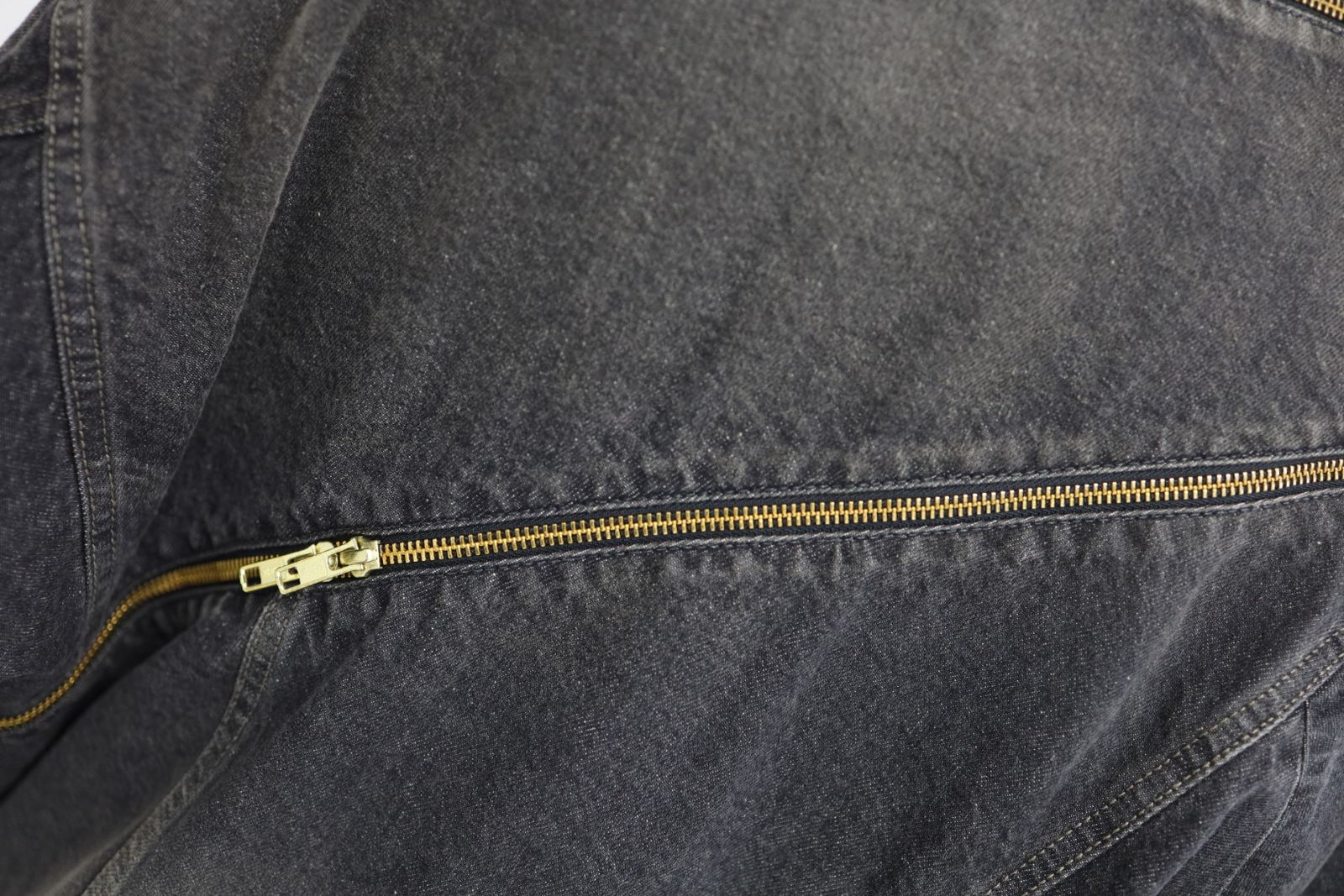 doublet ダブレット26SS FILLETED ZIP DENIM JACKET (26SS08BL241) BLACK ★1月17日(土)11:00発売！