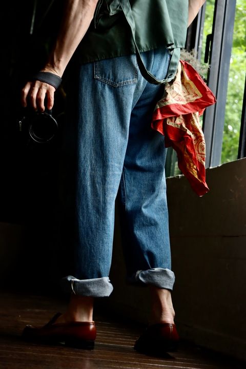 A.PRESSE No.2 Washed Denim Pantsスタイル2023.6.19.