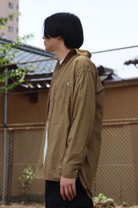 A.PRESSE Over Dyeing Military Shirt style.2022.6.17. ※6月18日(土)スタート
