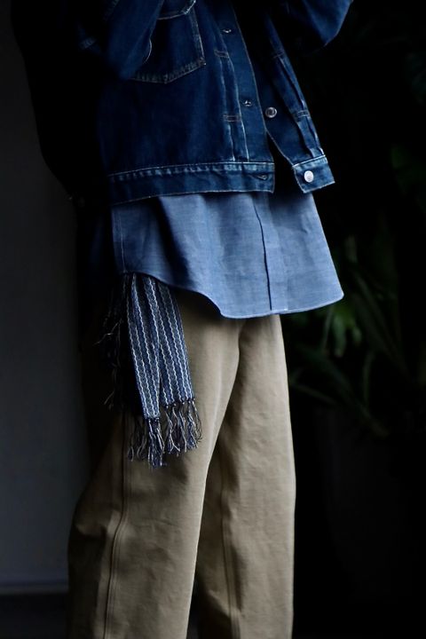 A.PRESSE アプレッセ23SSシャツ Rigid Chambray Shirtスタイル