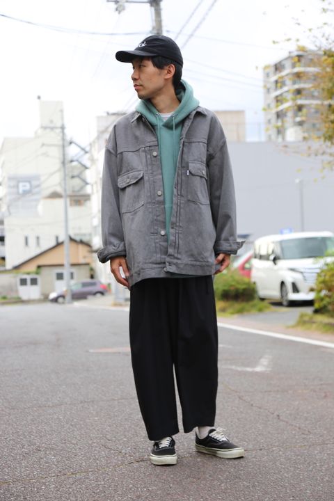 Graphpaper Colorfast Denim Blouson"GRAY"Style.2020.11.1.