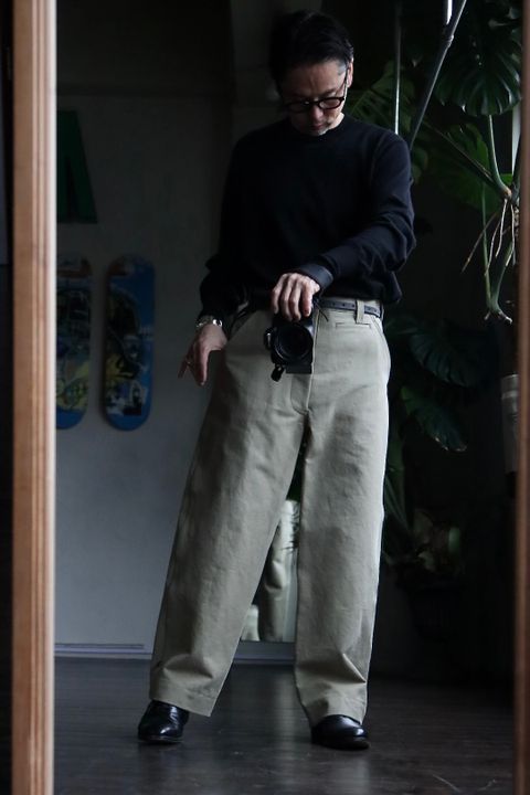 A.PRESSE アプレッセ23SS Motorcycle Trousersスタイル