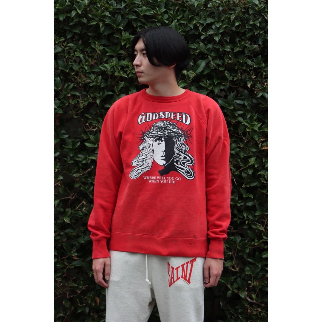 ©SAINT M×××××× RGLN SWT SH_GODSPEED(SM-S21-0000-028)RED style
