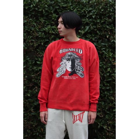 ©SAINT M×××××× RGLN SWT SH_GODSPEED(SM-S21-0000-028)RED style