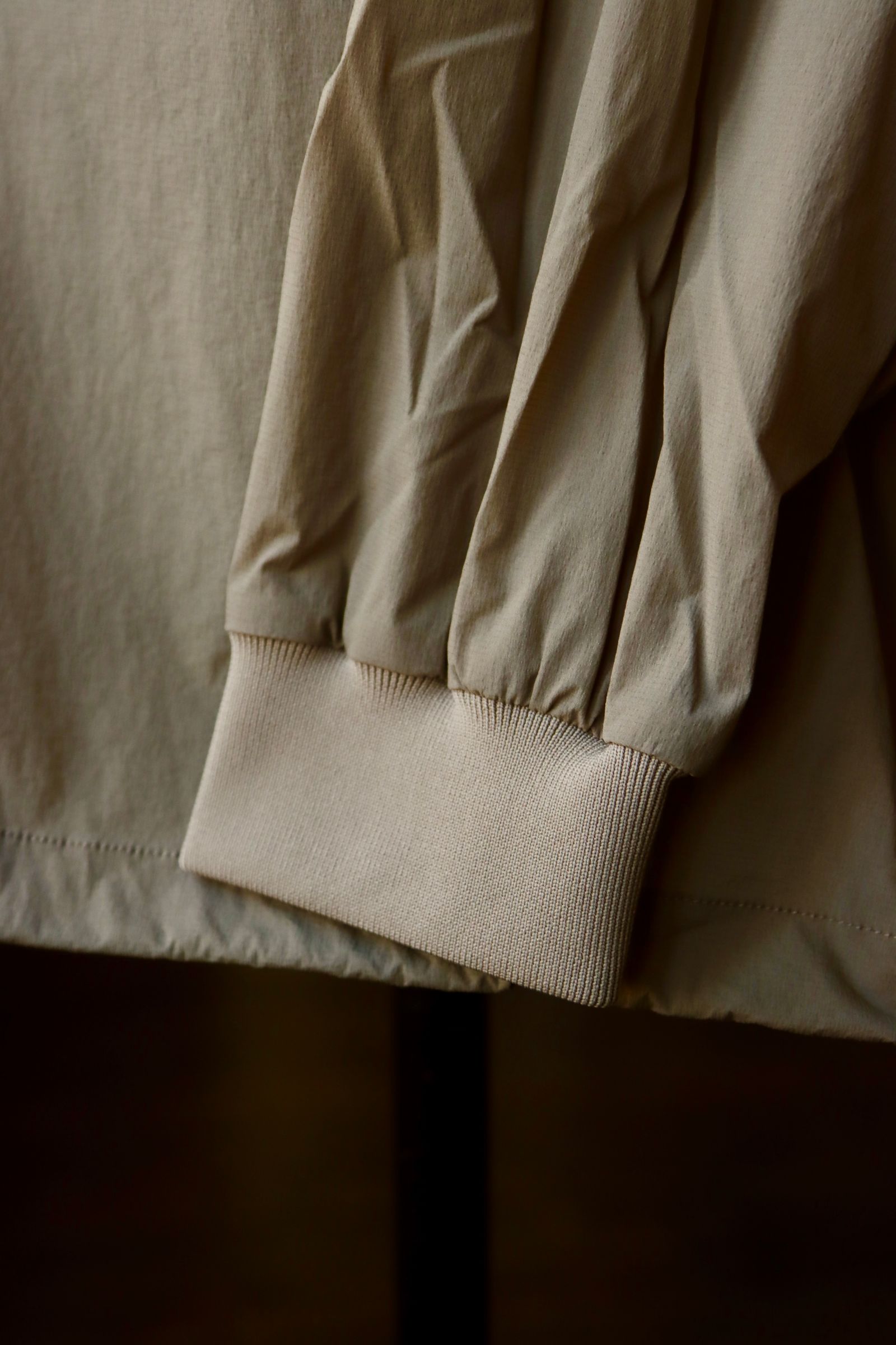 S.F.C 24SS エスエフシー BIG NYLON LS TEE(SFCSS24S04)BEIGE☆2月24日(土)発売！