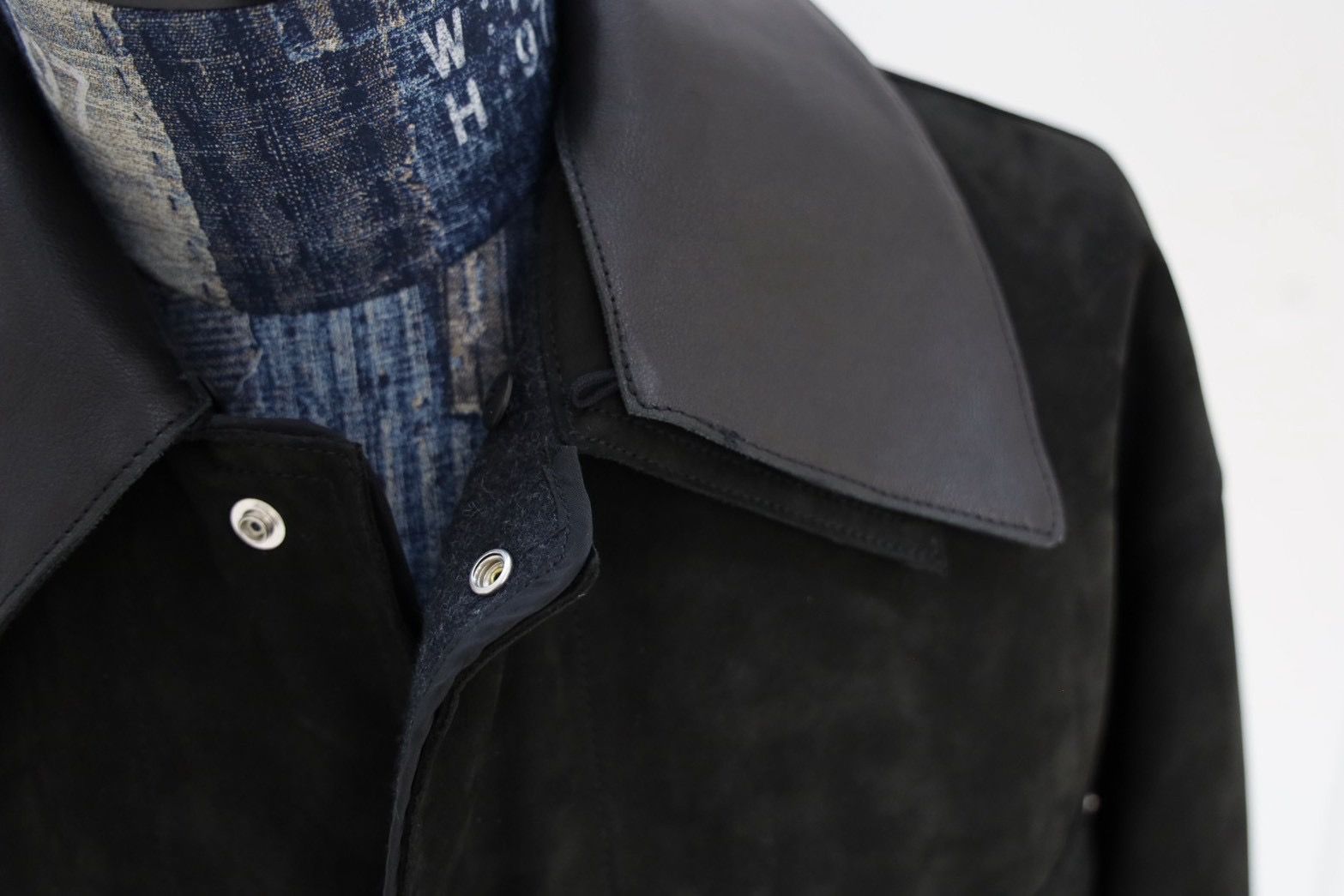 ヨーク 25FW Nuback Leather Coverall Jacket(YK25FW01019B)BLACK☆10月11日(土)新作発売！