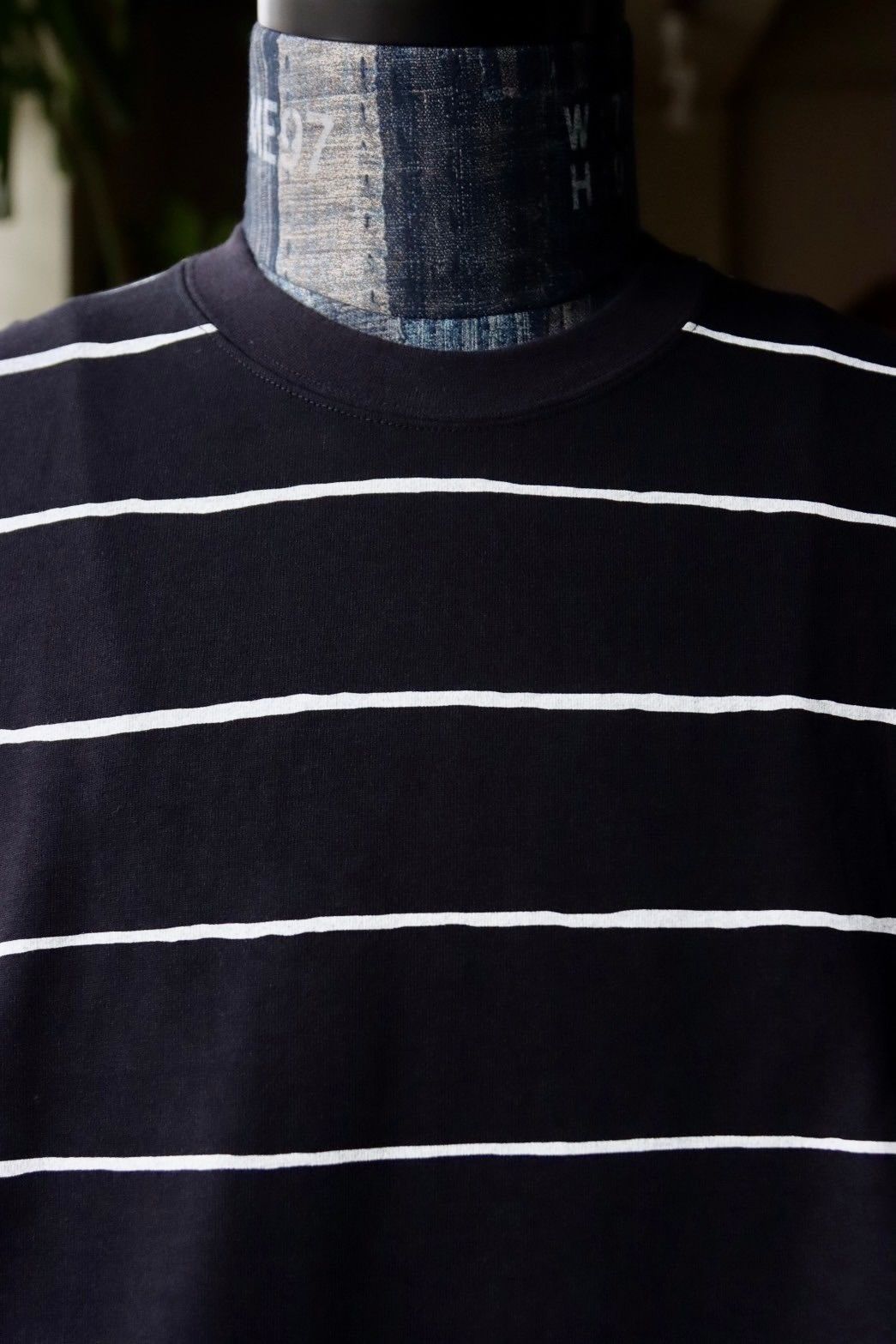 S.F.C 24SS エスエフシー WIDE SIDE STRIPE TEE(SFCSS24CS10)D.Navy×White