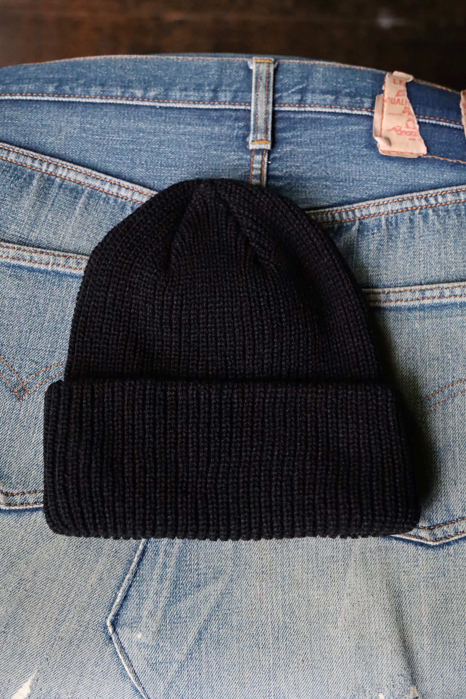 セダンオールパーパス FW24 Maison Logo Beanie(SD24F-CP04) Black