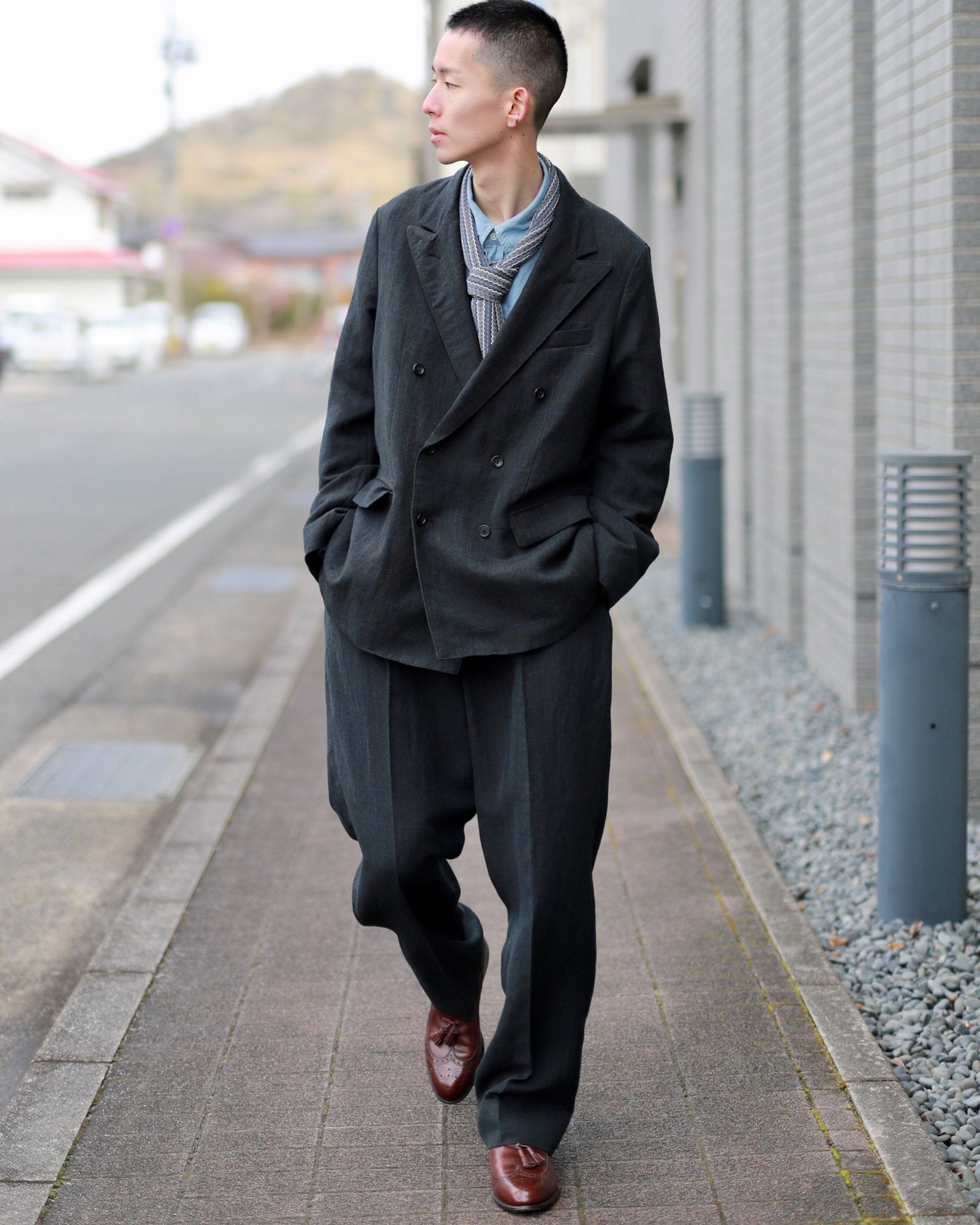 A.PRESSE - アプレッセ23SSパンツ Wide Tapered Trousers(23SAP-04-20M ...