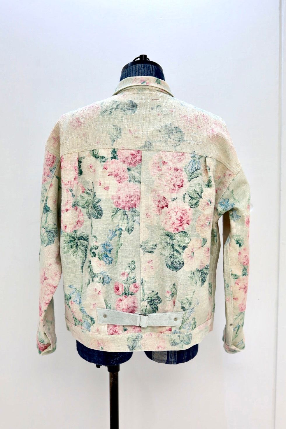 ジュンヤワタナベマン 26SS Levi'sWネーム レーヨンリネン花柄プリント×牛革ジャケット(WQ-J204-051)☆2月6日(金)発売！