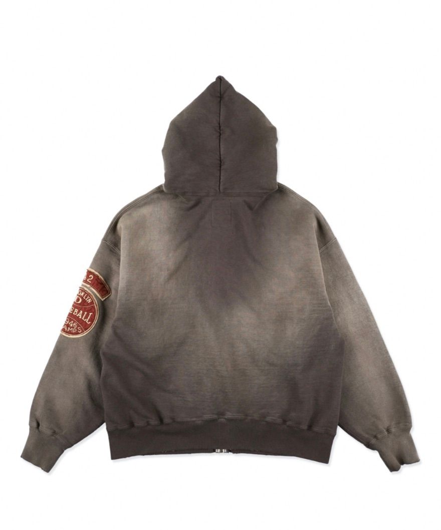 BOW WOW 25FWバウワウ  BASEBALL CHAMPION ZIP HOODIE AGED(BW252-BCZH) AGED BROWN★10月25日(土)発売!