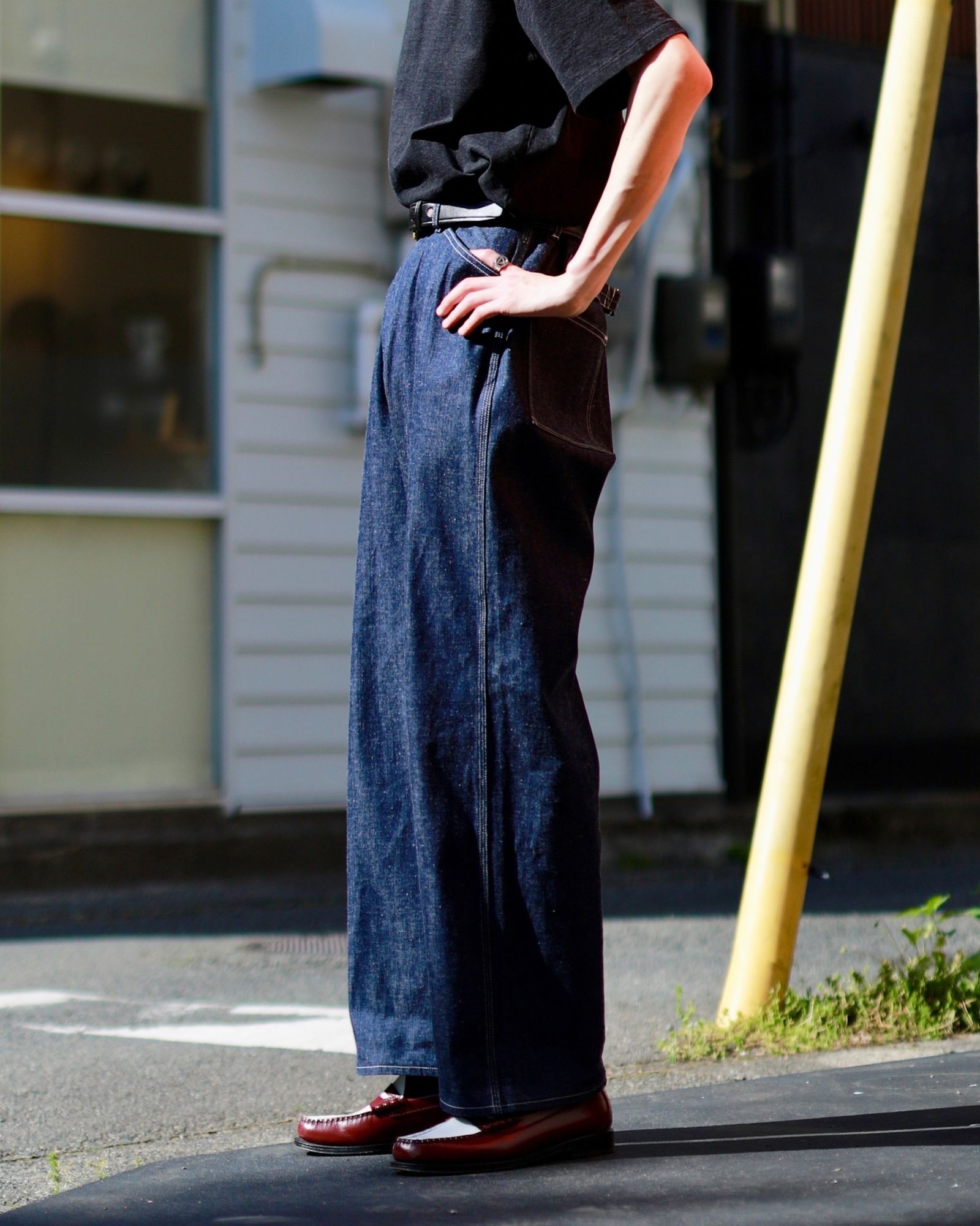 アプレッセ23SSデニム Washed Denim Pants E 32/27-