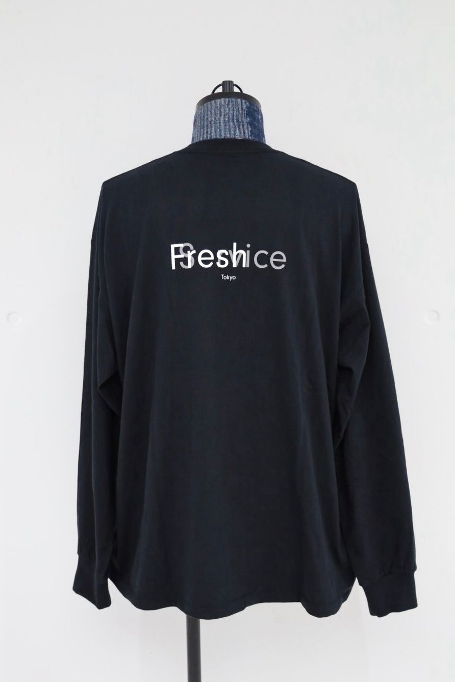 フレッシュサービス 26AW CORPORATE L/S TEE "FE NY"(FSC263-70116FE)BLACK☆8月29日(土)新作発売！