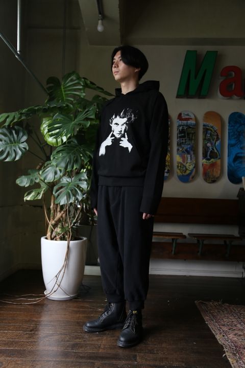 yohji yamamoto 裾リブパンツ(HX-T10-074) style.2021.8.24