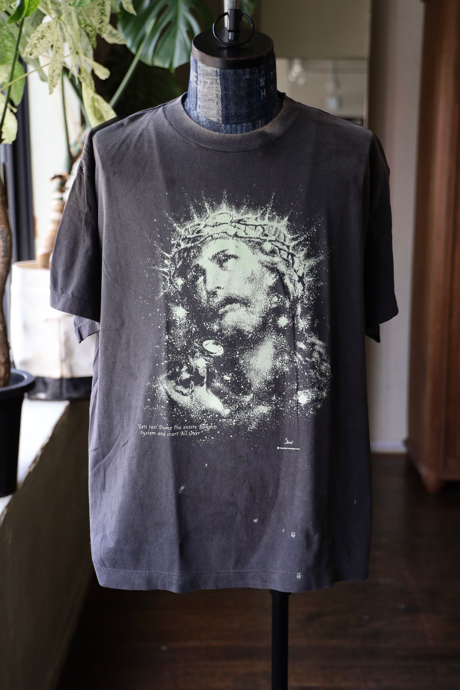 SAINT M×××××× - セントマイケル Tシャツ JESUS SS TEE(SM-HR8