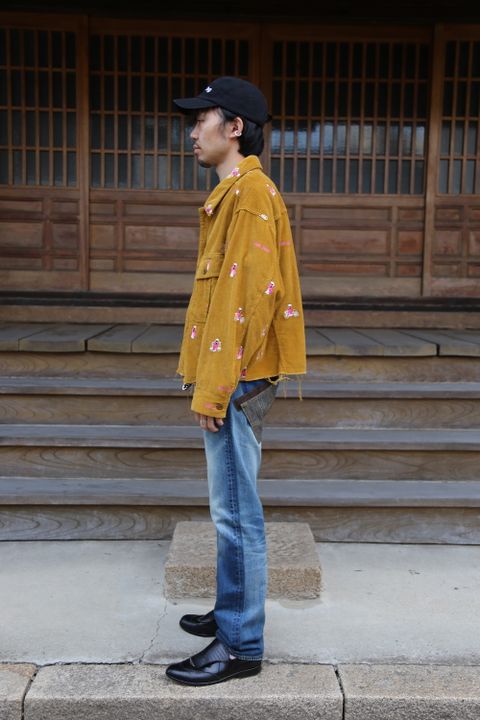 doublet VETNAM EMBROIDERY COURDUROY JACKET"YELLOW"Style.2020.9.15..