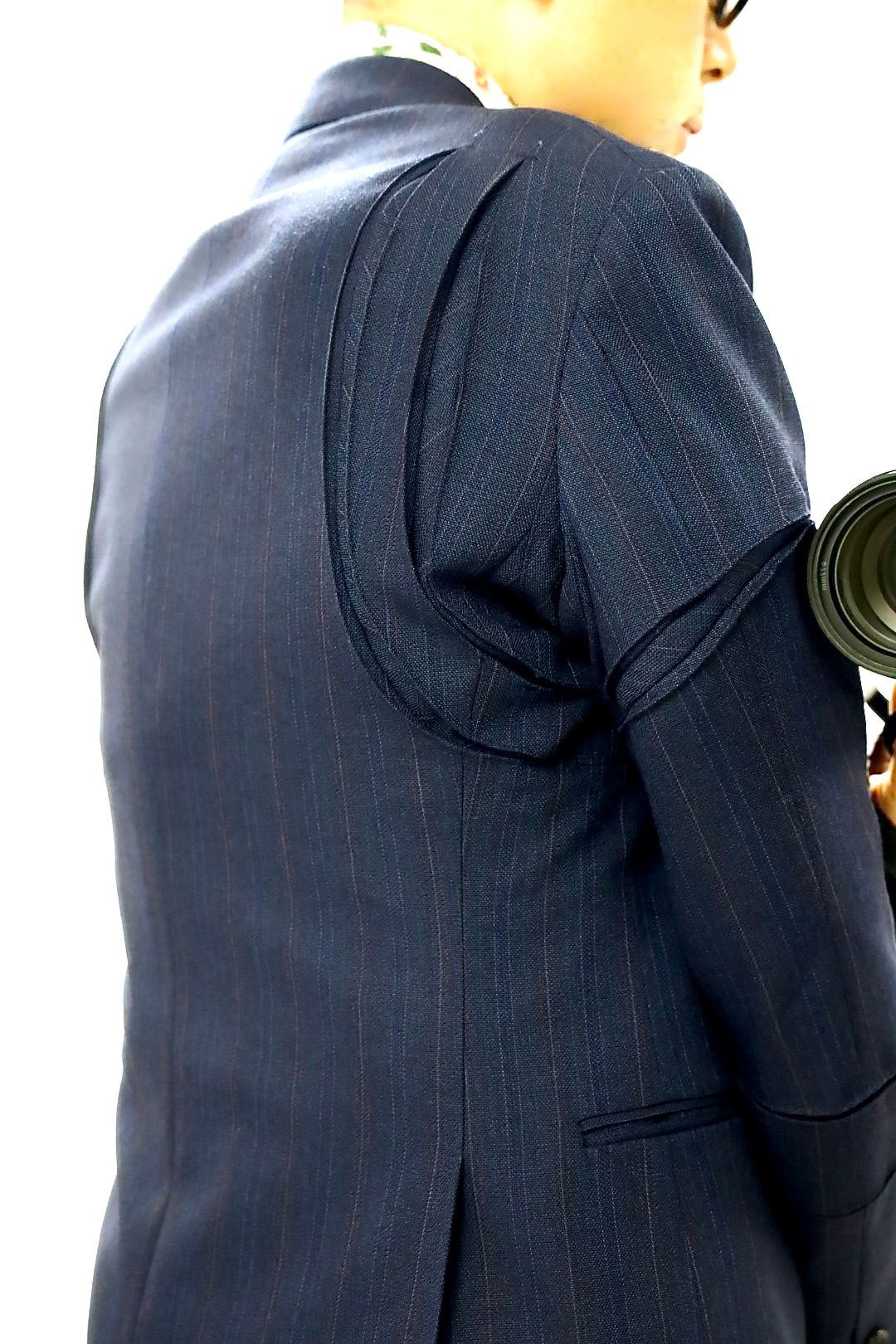 JUNYA WATANABE MAN 26SS ウールストライプジャケットセットアップスタイル