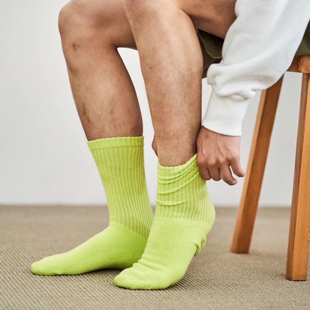 フレッシュサービス ORIGINAL 3-PACK SOCKS (FSP251-90016B)YELLOW