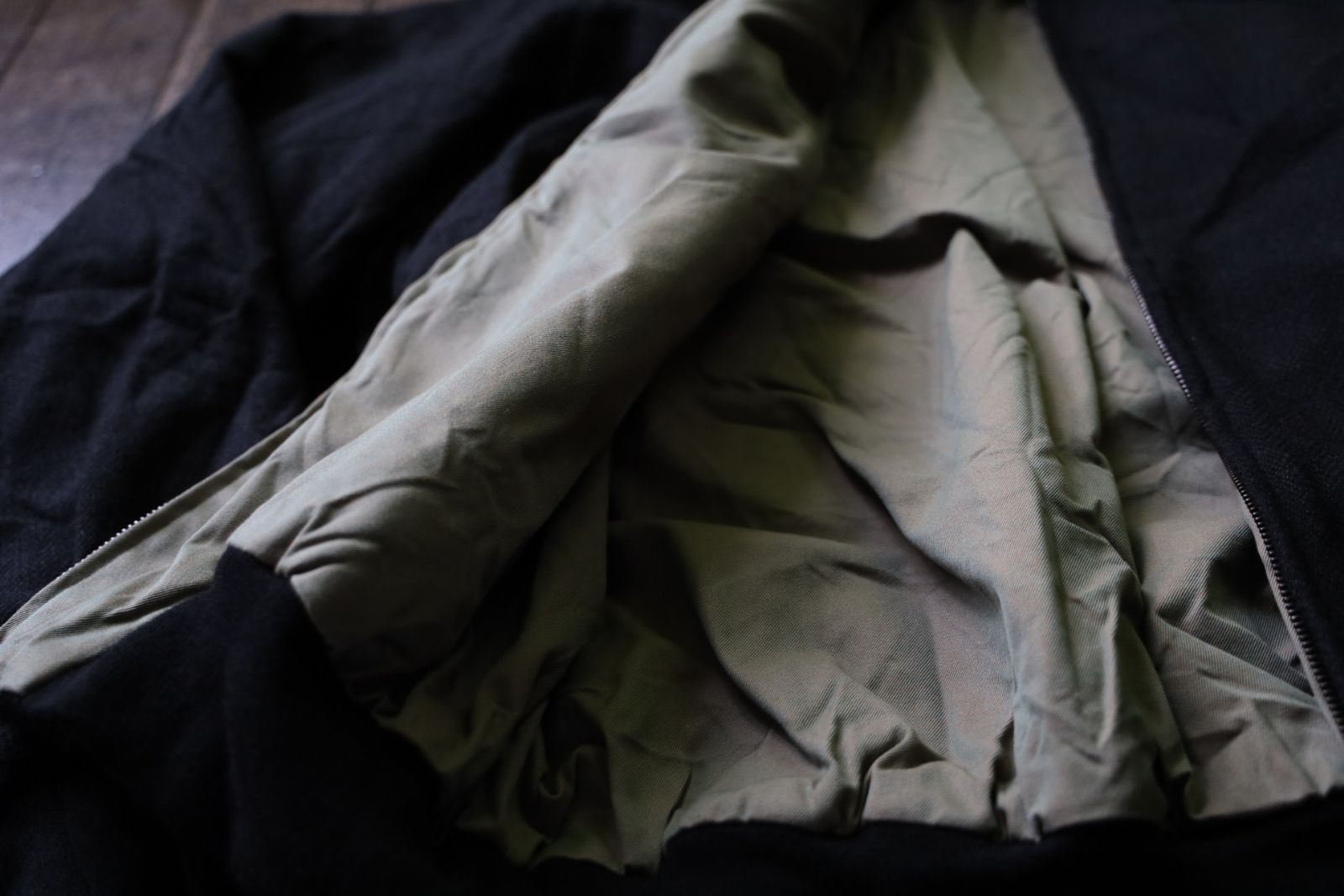 アプレッセ Tweed Harrington Jacket(24AAP-01-20H)BLACK