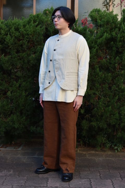 Ets.MATERIAUX M38 Motor cycle coat"BROWN"style.