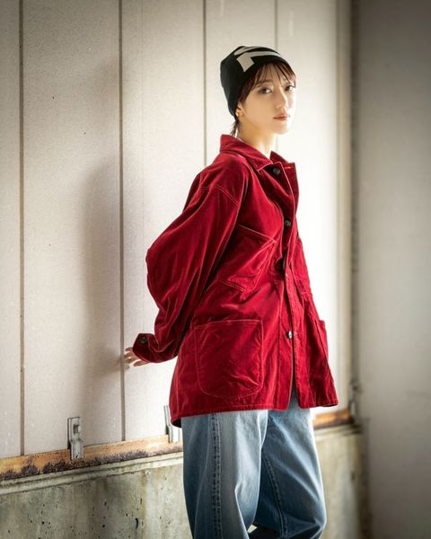 blurhms  Velvet Work Jacket STYLE.2025.09.17